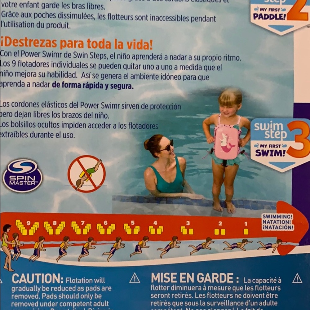 Power Swimr - Medium - Pink Mermaid - Picture 9 of 9